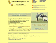 Tablet Screenshot of california-driving-school.com